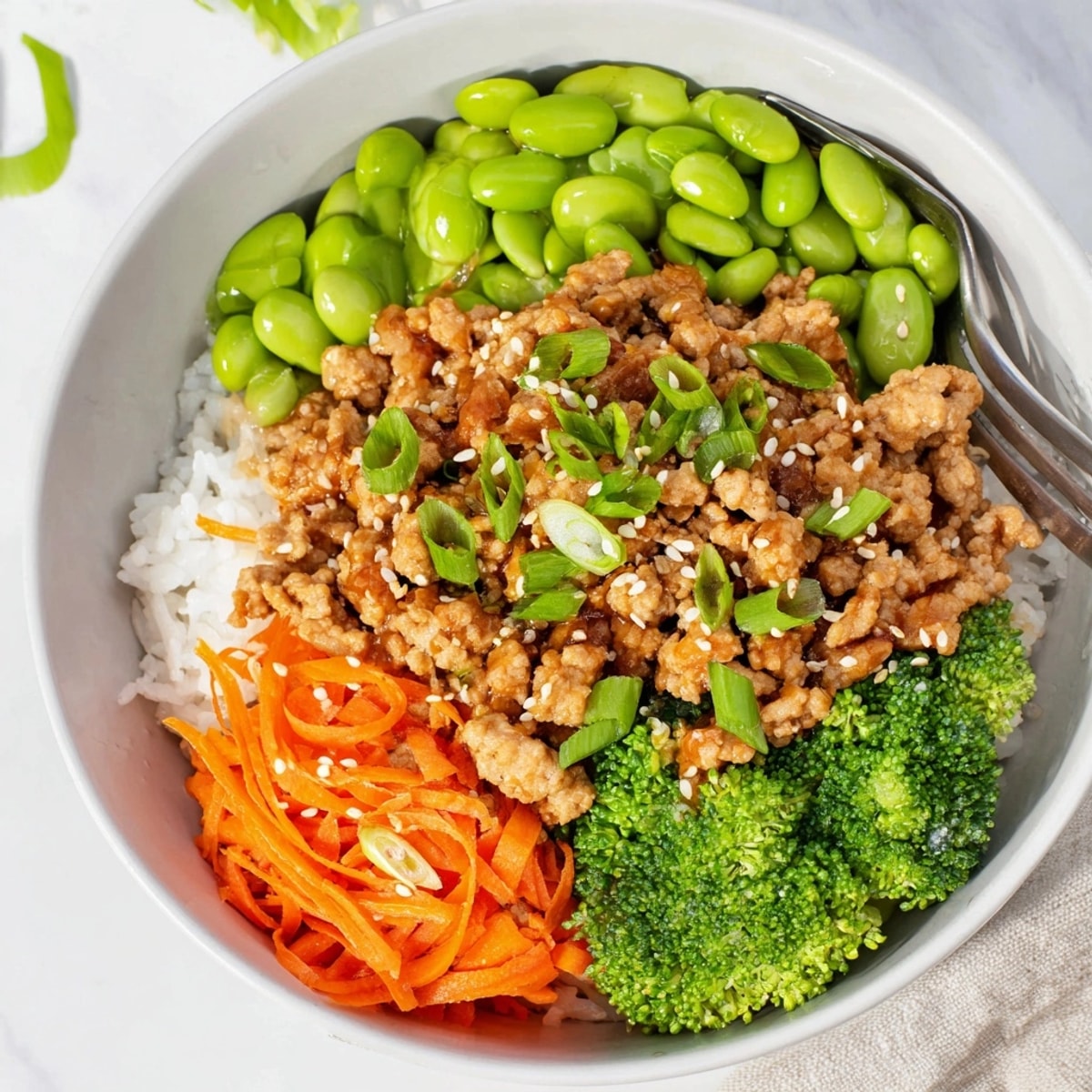 Vibrant Turkey Teriyaki Bowls: A close-up showing glossy, saucy turkey over rice with colorful veggies.