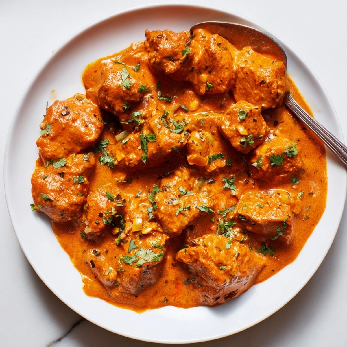Aromatic Chicken Tikka Masala recipe; flavorful spiced chicken in a rich tomato sauce.