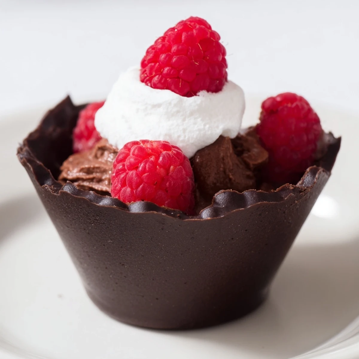 Chocolate Mousse Cups Decadent