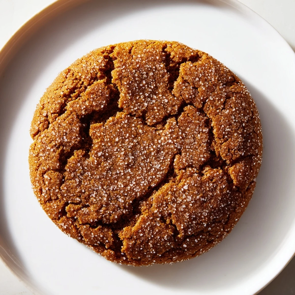Molasses-rich gingerbread, rolled in sugar, offering beautiful holiday season cookie flavors.