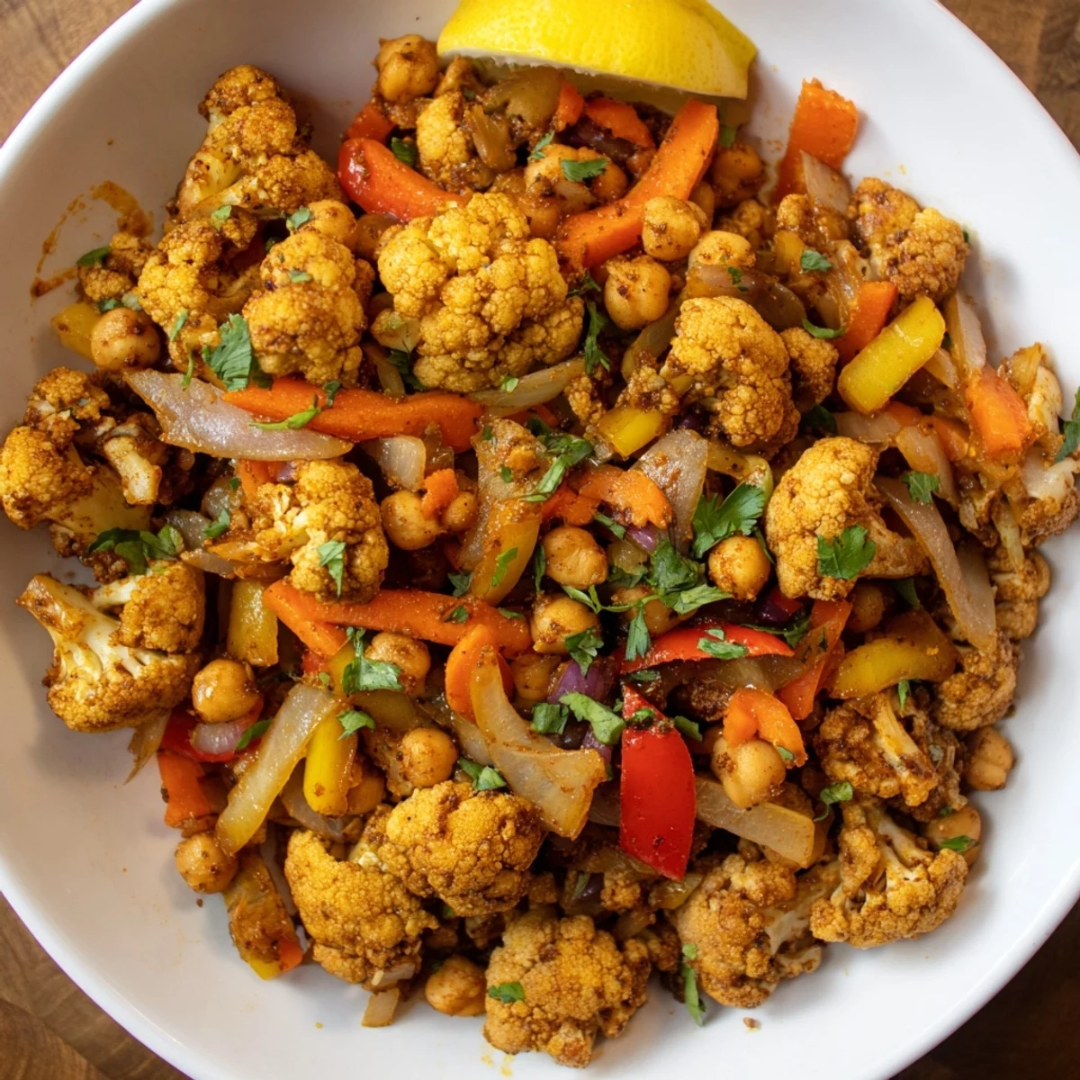 Spiced Flavor Vegetarian Dish