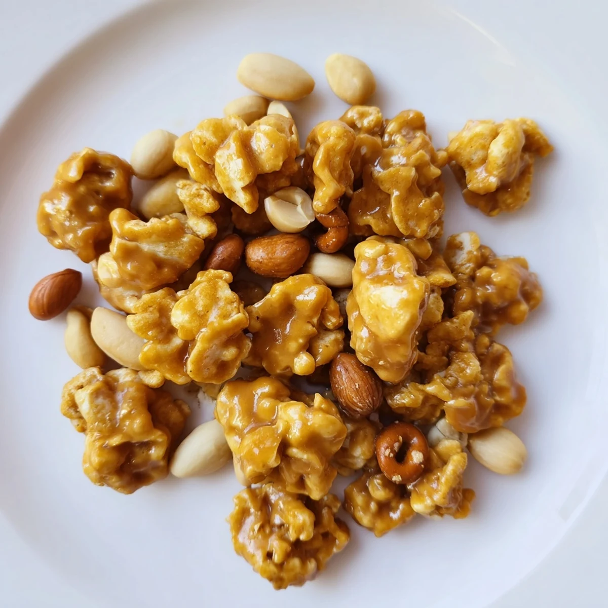 Crispy Cereal Nut Clusters