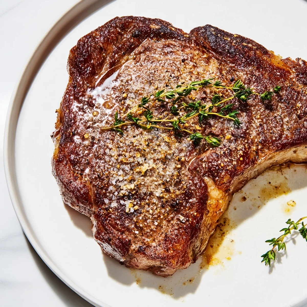 Juicy beef cut, seared to perfection, ready to be sliced and served with simple sides.