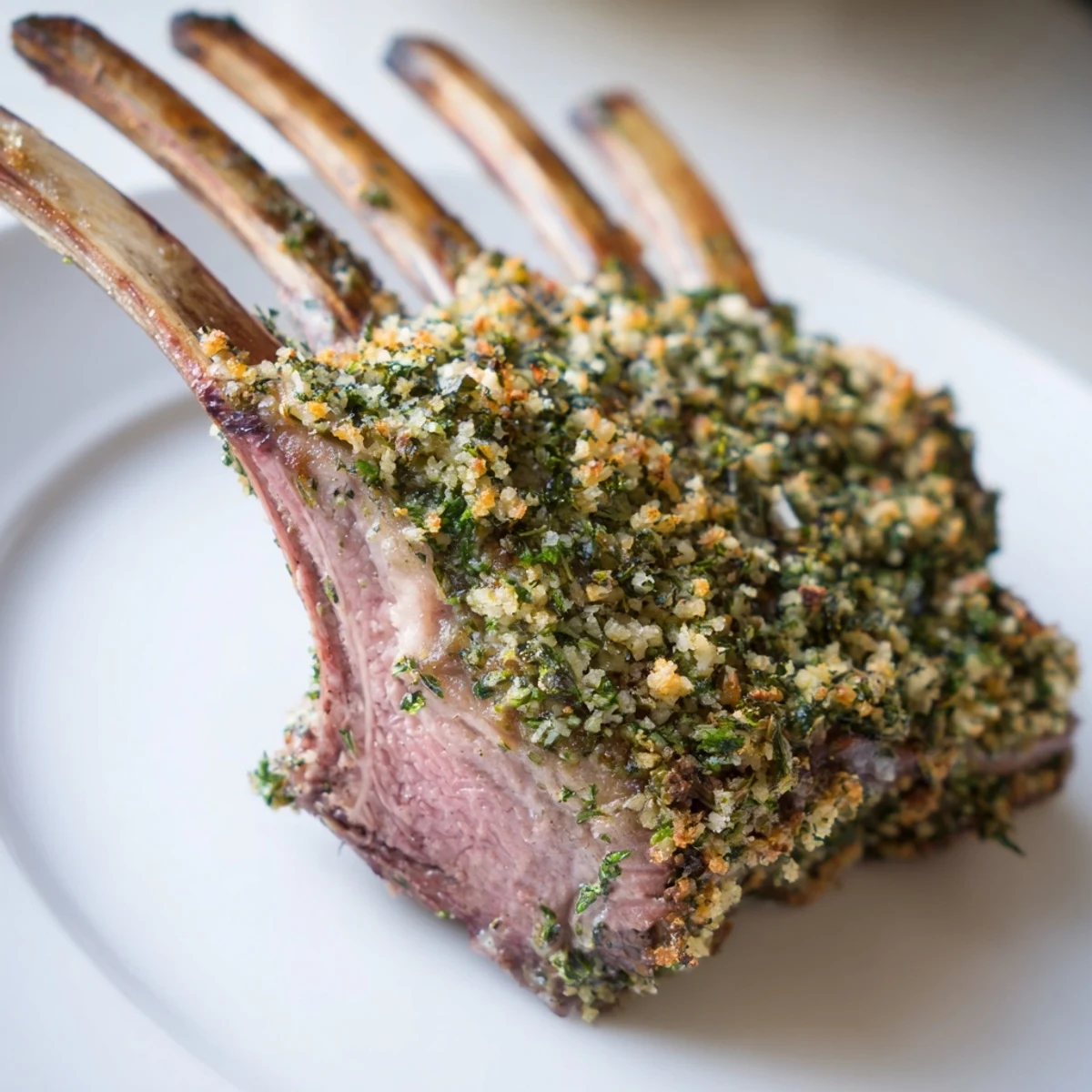 Herb Crusted Rack Lamb