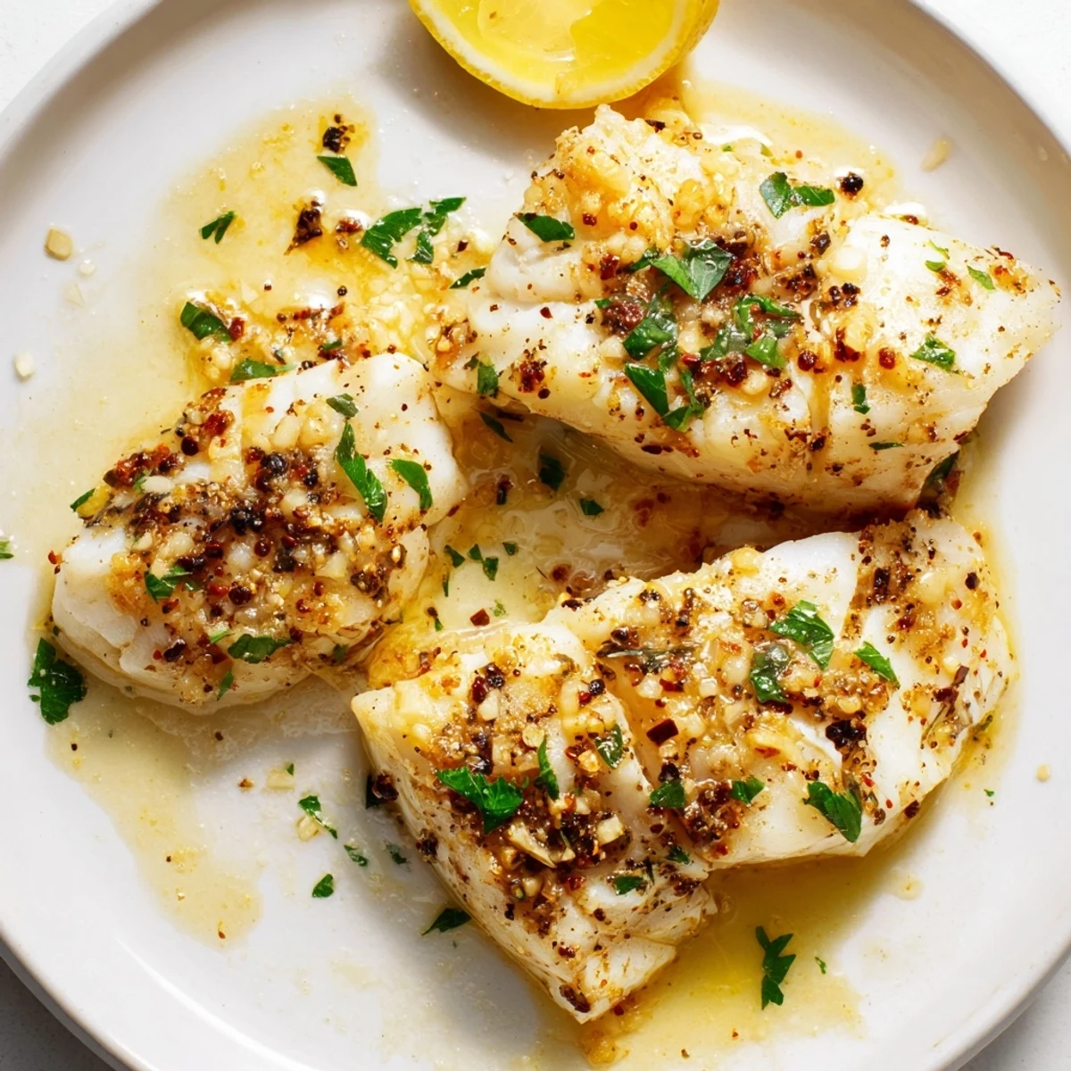 Healthy Baked Cod with Lemon Pepper, perfectly cooked and aromatic, makes for a light and delicious dinner.