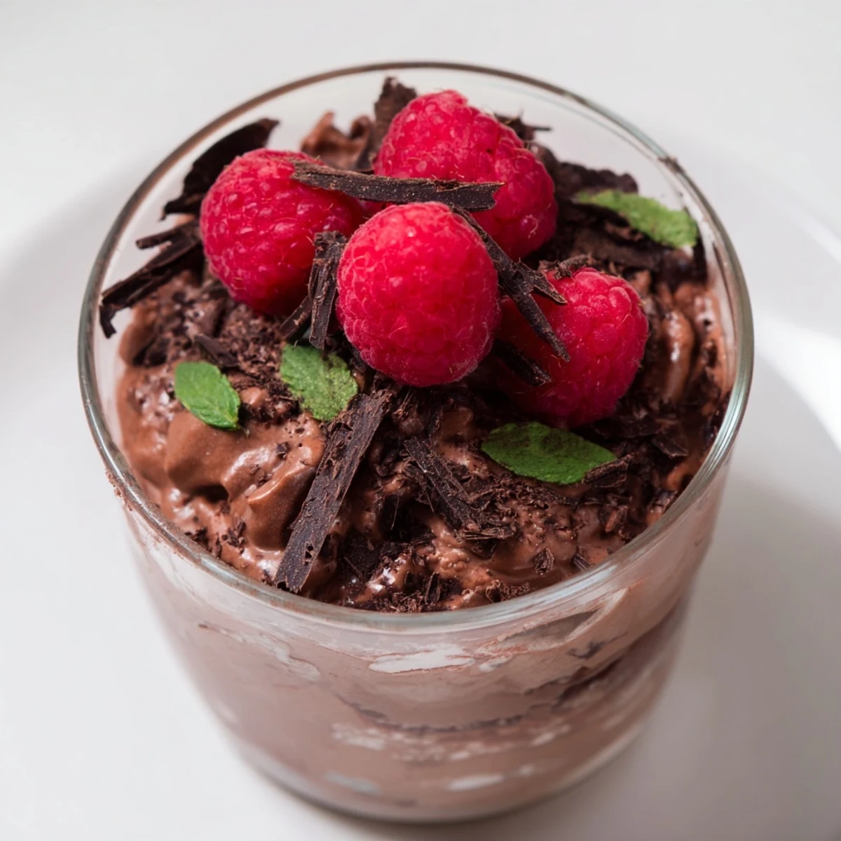 Chocolate Raspberry Mousse Delight