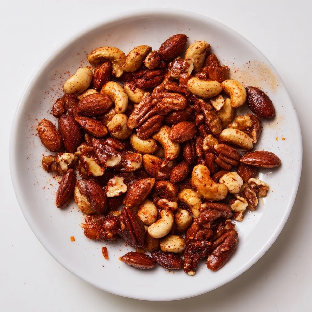 Hearty roasted mixed nuts, ready to enjoy as a simple, gluten-free, and delicious snack.