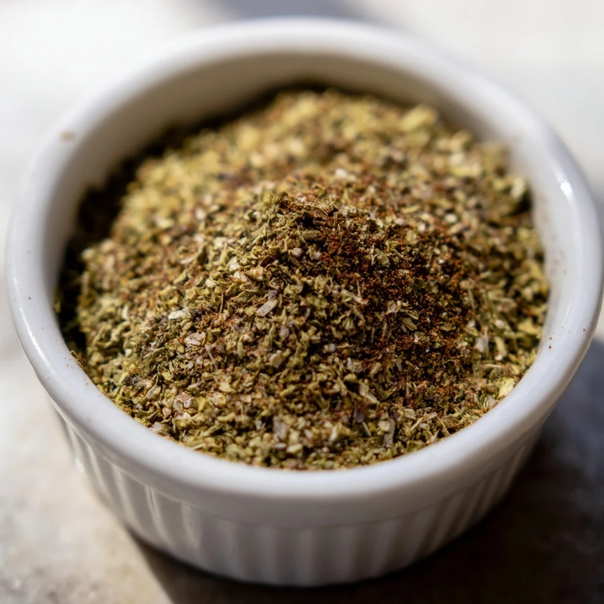 Golden-hued Taste Savory seasoning blend ready to enhance any dish with savory umami flavors.