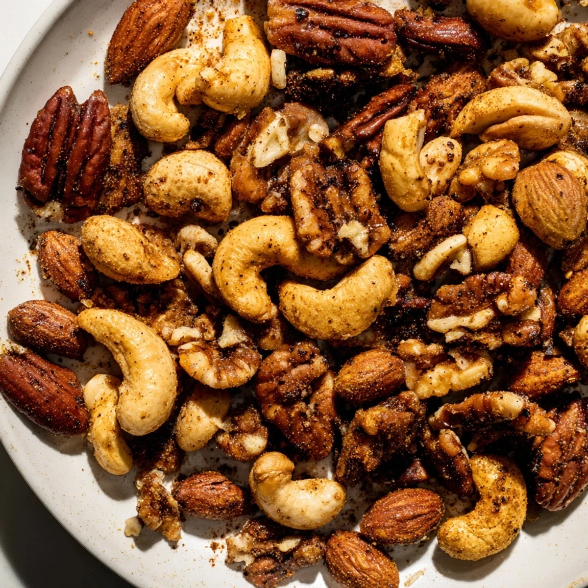 Enjoy a bowl of savory Mix Nut: freshly roasted, golden, and perfect for snacking or entertaining guests.