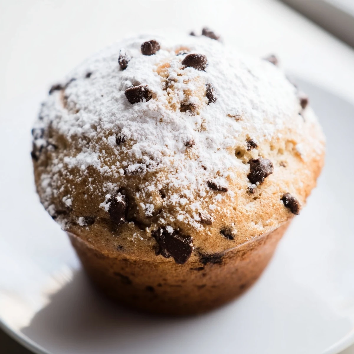 Golden-brown Baked Goods with Flour cooling on a wire rack, showcasing a tender crumb and optional chocolate chips.