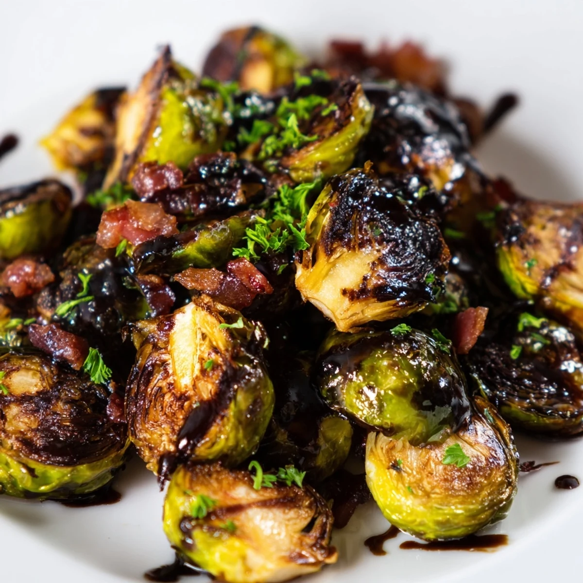 Roasted Brussels Sprouts Turkey Bacon