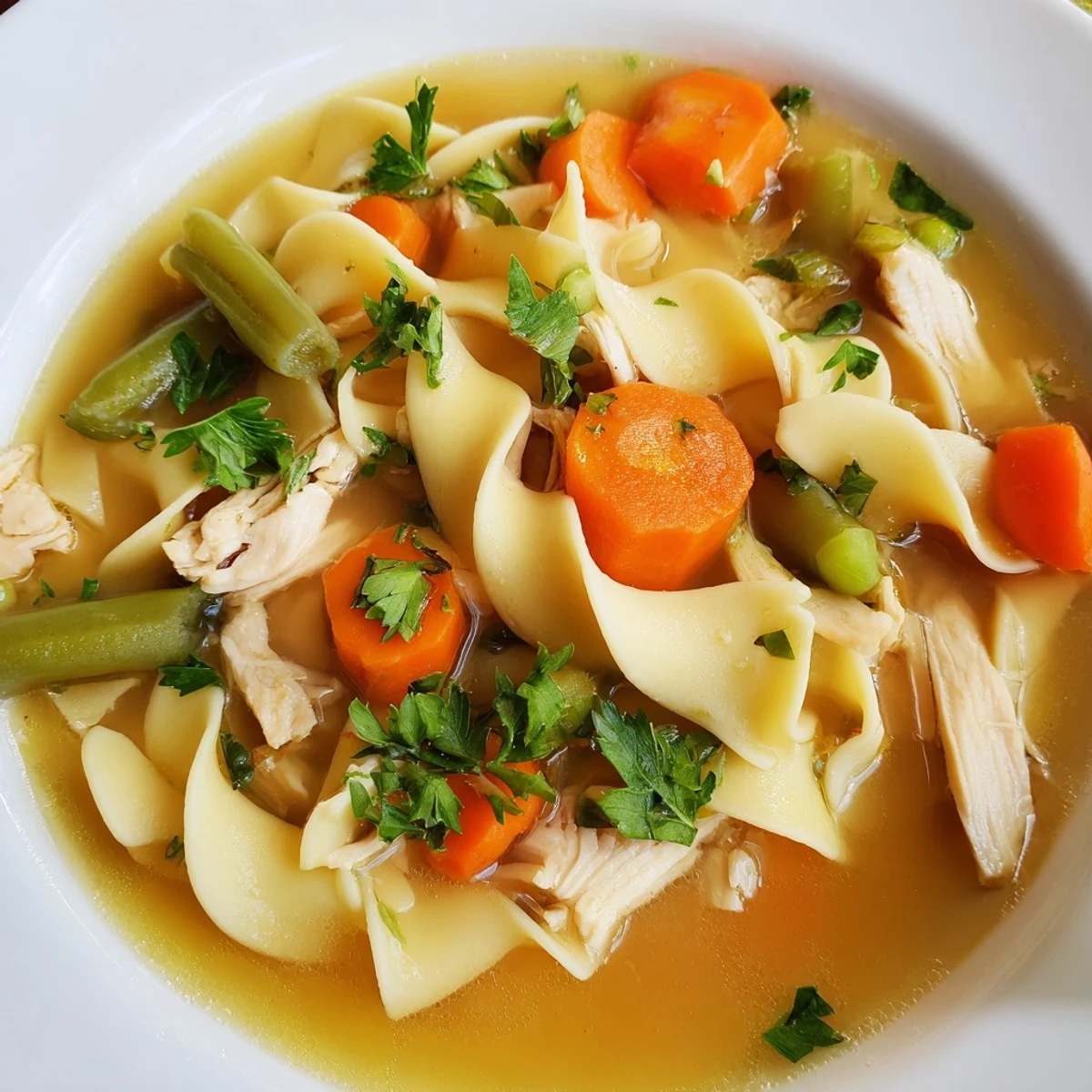 Chicken Vegetable Soup Noodles