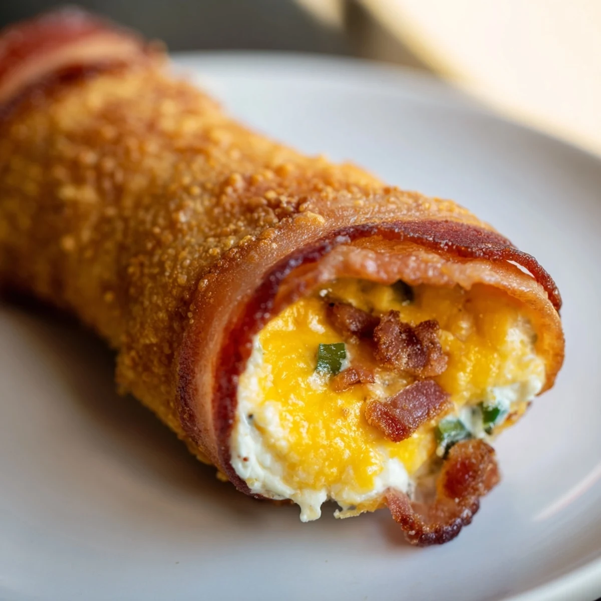 Bacon Jalapeno Popper Eggrolls arranged on a platter, ready for game day, with ranch dressing and fresh garnishes nearby.