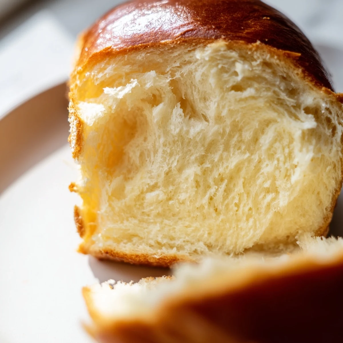 Freshly baked Milk Brioche cooling on a wire rack, ready for breakfast with honey or jam.
