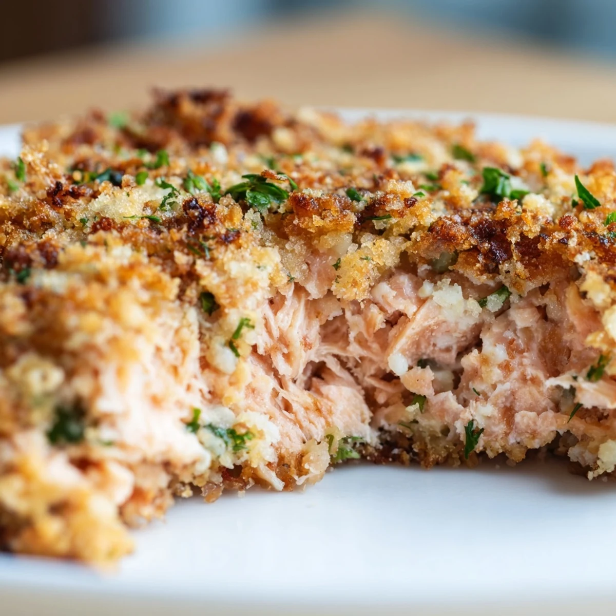 Pan-fried easy salmon cakes with canned salmon featuring a crunchy exterior and tender center