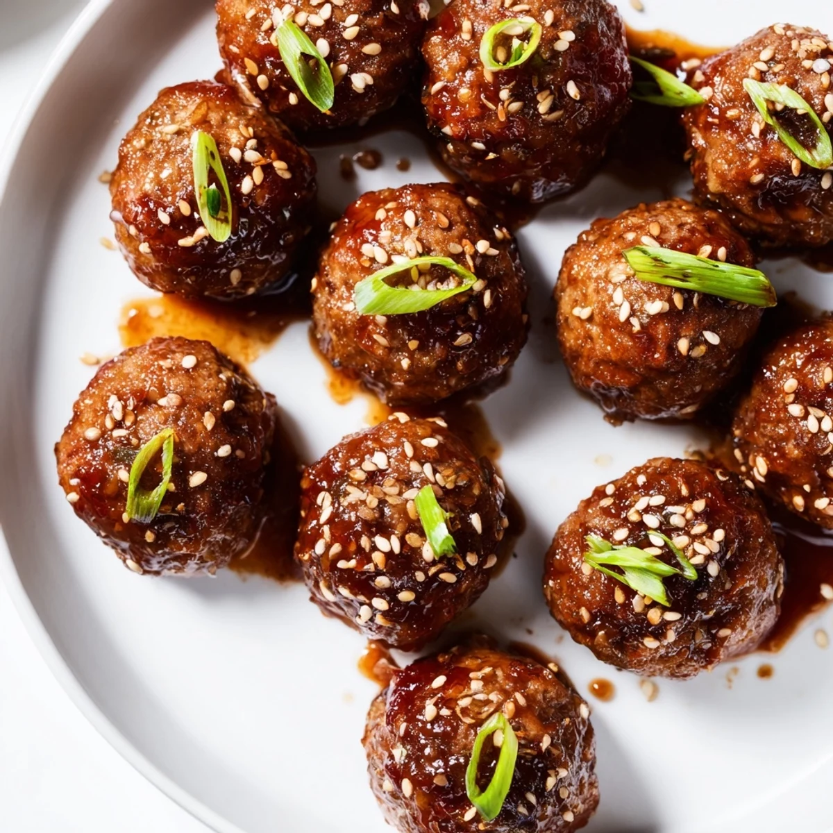 Handheld Firecracker Meatballs skewered for parties, sticky, tangy, and pepper kissed bites