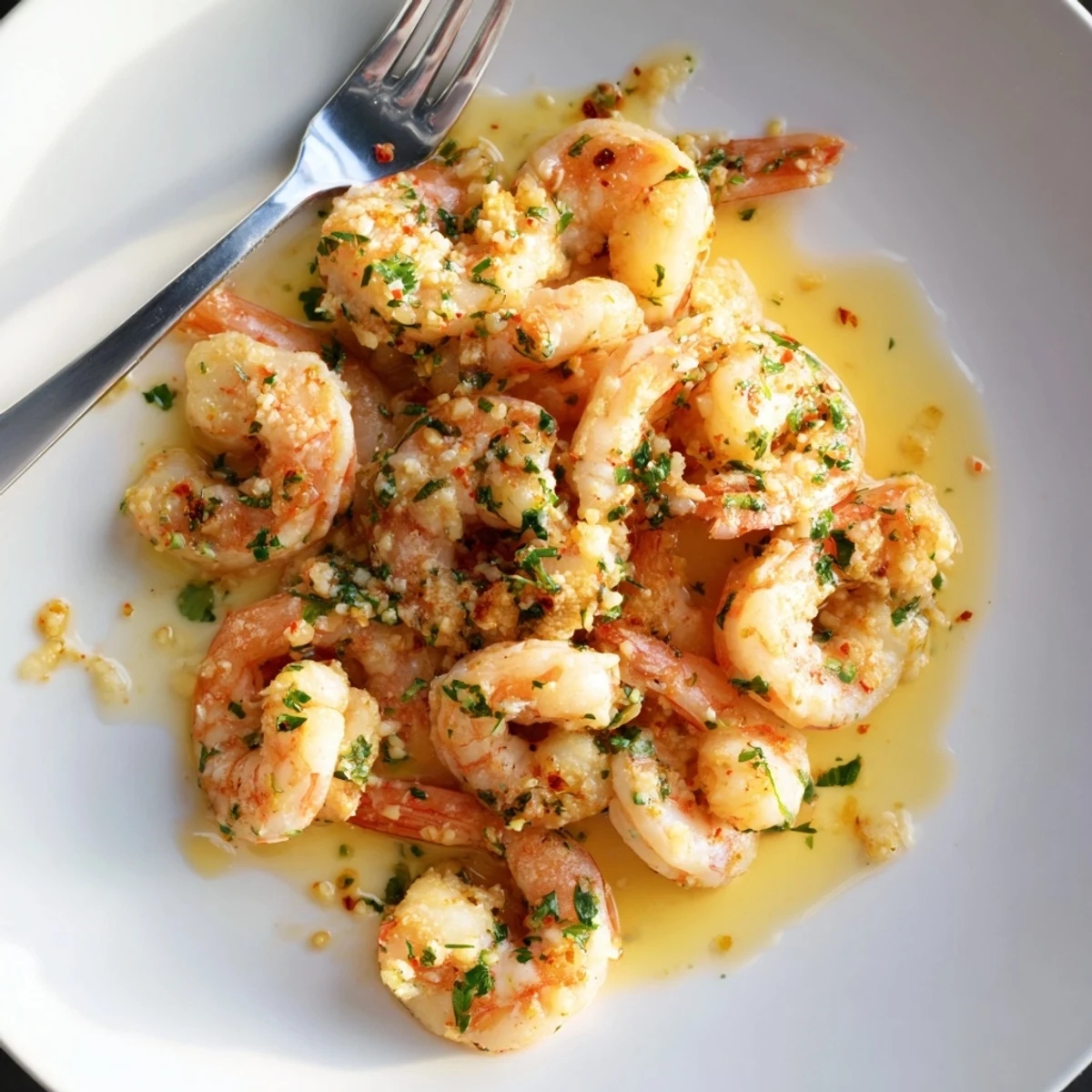 Plump buttered shrimp coated in a glossy lemon paprika butter sauce served steaming hot